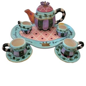 Ganz Bella Casa toy 10 piece tea set by Shannon McGraw for the best teaparty